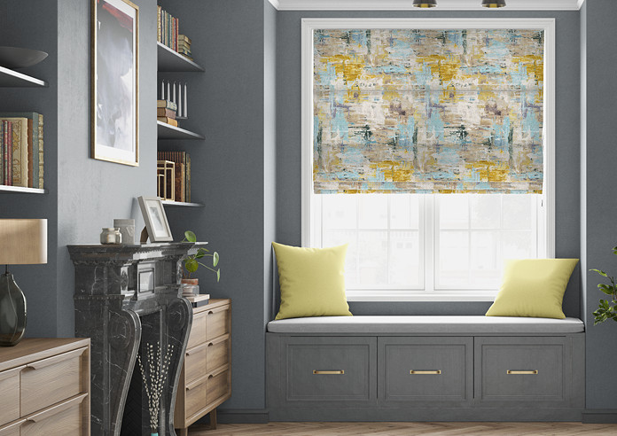Abstract, Powder - Roman Blind - Image 3